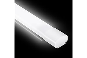 ‎IEGLED LED Wet Room Light 120 cm, Ceiling Light LED Tube 36 W 4000 LM, IP66 LED Cellar Light, Waterproof Wet Room Lamp, Bath Light for Basement, Workshop, Garage, Kitchen, Bathroom, Office, Neutral White,