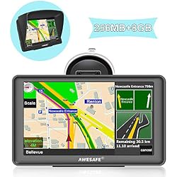GPS para Coche con Pantalla Táctil HD de 7 Pulgadas Nüvi Reproductor Multimedia Navegador GPS con Mapa de Europa