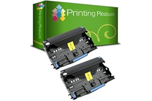 Printing Pleasure 2 Laser Drum Units compatible with Brother DCP-7055 7055W 7060D 7065DN 7070DW | HL-2130 2132 2135W 2240 2240D 2250DN 2270DW | MFC-7360N 7460DN 7460N 7860DW | FAX-2840 2845 | DR2200