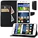 Produktbild Buch Klapp Tasche Schutz Hülle Wallet Flip Case Etui für Huawei GR3 TAG-L21