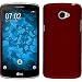 Produktbild PhoneNatic Case für LG K5 Hülle rot gummiert Hard-case + 2 Schutzfolien
