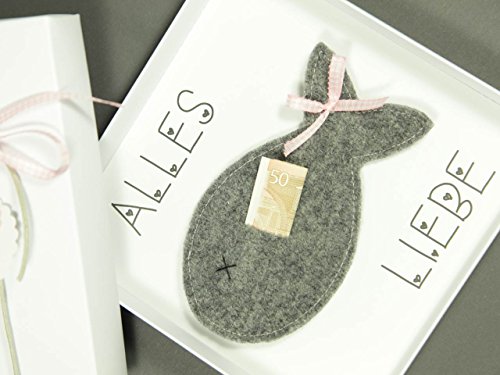 Geldgeschenk Verpackung zur Taufe Konfirmation Kommunion Geburt: rosa Mädchen, Geldgeschenkverpackung Geschenk - 4