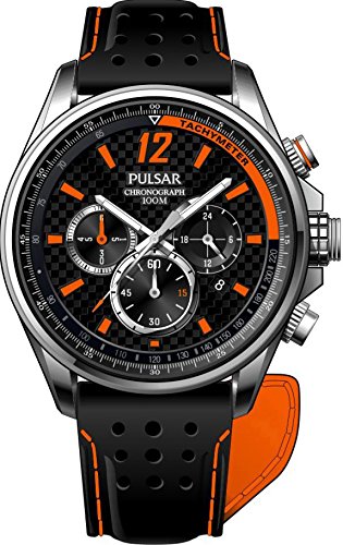 Pulsar Herren-Armbanduhr XL Sport Analog Quarz Leder PT3543X1 Pulsar Herren-Armbanduhr XL Sport Analog Quarz Leder PT3543X1