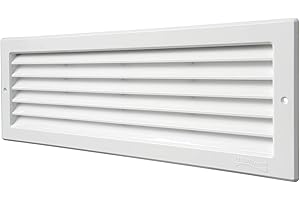 La Ventilazione P3713B-Y kratka wentylacyjna, biała, 370 x 130 mm