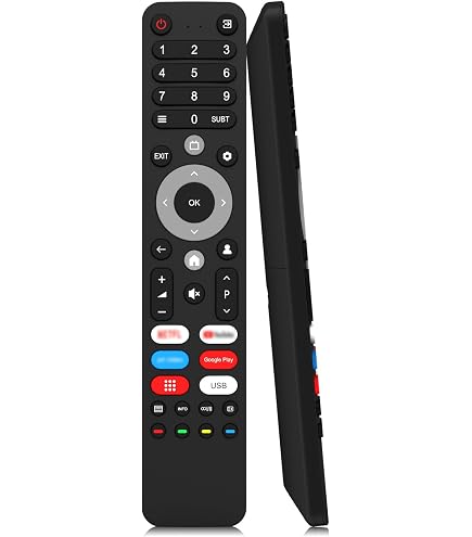 ALLIMITY Telecomando Vocale Sostitutivo Per TV CHiQ QLED E UHD - Compatibile Con U43QM8G, U50QM8E, L32G7V E Altri