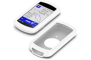 Moorovgi Funda Compatible con Garmin Edge 1040,Funda Protectora de Silicona - Accesorio GPS para Bicicleta (Blanco)