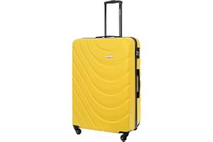 BARRENS stor resväska | Incheckning av bagage | 77x51x30 cm | 96 L | 4x360 grader hjul | Flexibelt handtag | Hårt skal