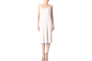 iB-iP Mujer Modal Confortable Largo Rodilla Tirantes Delgados Combinación