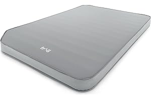 TRAIL OUTDOOR LEISURE Colchón para Furgoneta Camper Autoinflable de Espuma Viscoelástica, Topper para Cama Rock and Roll, Colchoneta Compatible con Camas de Tamaño Completo y 3/4, Reversible para Vehículos con Volante a la