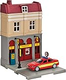 herpa airport set leicht montierbar Herpa 800075 City: Feuerwehr-Gebäude mit Einsatzleitfahrzeug