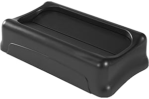 Rubbermaid Commercial Products FG267360BLA Tapa Basculante para Fg3540, Fg3541, Estireno Resistente a Impactos, Negro