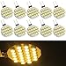 Produktbild EverBrightt 10er-Pack Warm weißer G4 1210 24SMD LED Bi-Pin Runde zuhause lesen Licht RV Camper Marine Leuchten Lampen DC 12V
