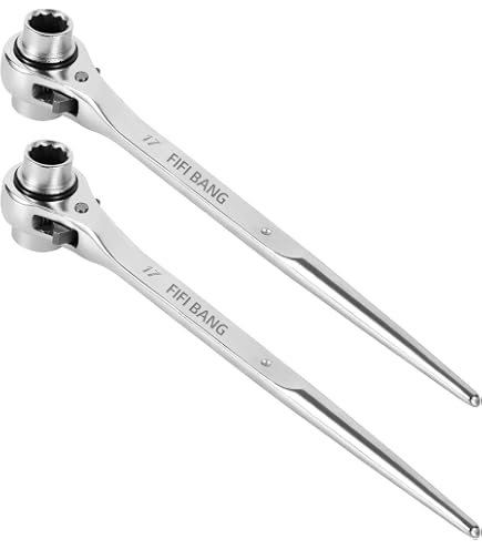 Cliquet Pour échafaudage 19/22 Mm En Acier CR-V - Clé Réversible Droite/gauche, Queue Pointue, Phosphatation Noire Anti-corrosion