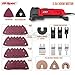 Hi-Spec 300W Oscillating Multi Tool with Quick Change Accessories, 38pc Accessory Kit, Variable Speed Switch, 15000-23000opm Saw, Cutter, Sanding, Grinding, Grout Removing Power Combi Tool