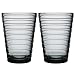 Produktbild Iittala Aino Aalto - Glas - 33 cl - Grau - 2 stück