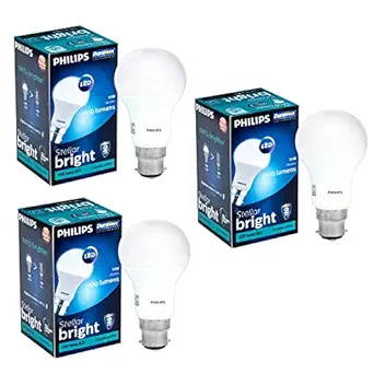 Philips Base B22 14-Watt LED bulb (Pack of 3, Cool Day Light)