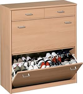 CS Schmalmöbel 55/93 Schuhschrank 93 Soft Plus Buche (87x97x36): Amazon