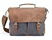 Produktbild Gootium 21108GRY-L Vintage Canvas Tasche Messengerbag für Damen/Herren, 39 cm, 12,5 l, grau