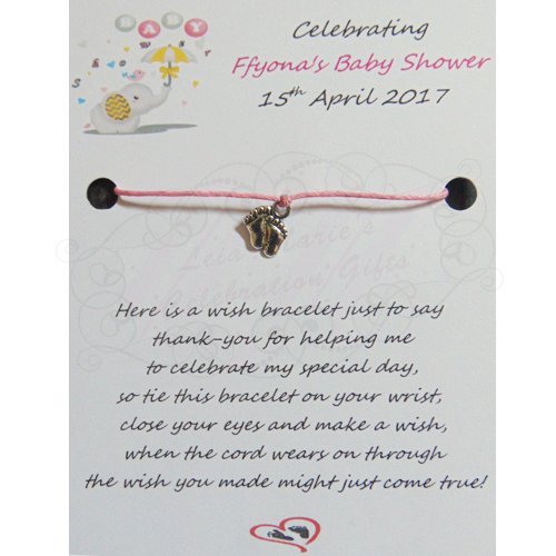 baby shower bracelet favours