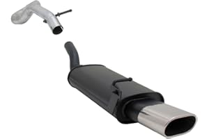 HOMRY Novus Sportauspuff Endschalldämpfer Gruppe N A2752E0 mit Endrohr 75 x 135mm