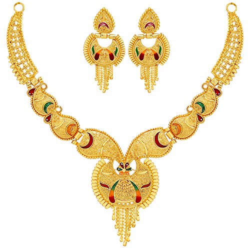 Golden Necklace Jewellery/julries Sets 