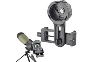 Spotting Scope Smartphone Camera Adapter Binocular Monocular Universal Cell PhoneAdapter Mount- Gosky Quick Alignment Version Digiscoping Mount - Capturing Beauty and Sharing it with Your Friends