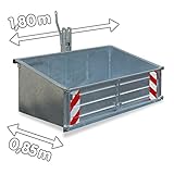 kippmulde polen Stärke Wandung: 1,5 mm DEMA Heckcontainer LSL 18 verzinkt