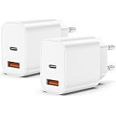 BSTOEM USB C Charger Fast Charging 20W 2Pack USB Plug Mobile Charger | Fast Adapter Type C Mobile Head Telemovel for iPhone 1