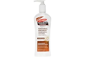 GENERIC Cocoa Butter Body Lotion Natural Bronze Vitamin E - Gradual Tanning 24-Hour Moisturizer Maintains Tan Deep Hydration Skincare for All Skin Tones Dry Stretch Marks - 250ml