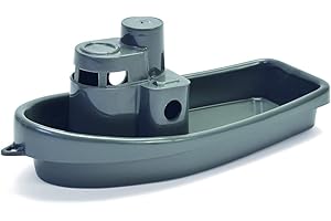 Dantoy 2661 - Green Bean | Barco de Juguete - 33 cm de Longitud | Hecho de Material Reciclado | Esquema de Color Aleatorio