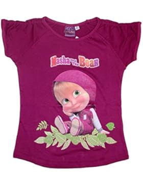 Mascha und der Bär Mädchen T-Shirt Masha and the Bear