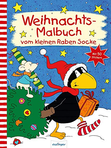 Weihnachts-Malbuch vom kleinen Raben Socke (Der kleine Rabe Socke)