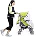 MTURE Full Coverage Universal Pushchair Stroller Buggy Rain Cover for Baby Outdoor Travel,PVC free -Transparent