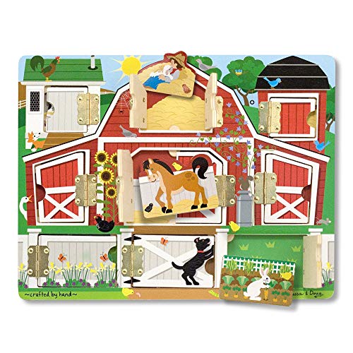 Sablon 4592 Melissa & Doug - Granja magnética con ventanitas