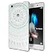 Produktbild Huawei P8 Lite Hülle Handyhülle von NICA, Slim Silikon Motiv Case Cover Crystal Schutzhülle Dünn Durchsichtig, Etui Handy-Tasche Backcover Transparent Bumper für P 8 Lite, Designs:Mandala Blau Türkis