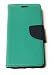 Produktbild Stylisches Bookstyle Handytasche Flip Case für Huawei P9 Lite - Handy Schutz Hülle Etui Schale Cover Book Case mint-navyblau