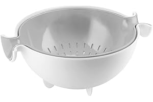 Guzzini - Kitchen Active Design, SPIN&DRAIN Zestaw do usuwania odpadów kuchennych z pojemnikiem - szary, 30 x 25 x h12,5 cm - 29250033