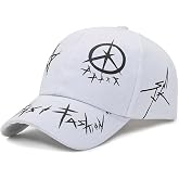 Valkyrie Trucker Şapka Unisex Metal Tokalı Ayarlanabilir Beyzbol Beyaz