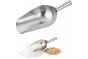 DOITOOL Pala de de acero inoxidable de grande de metal para máquina, multiusos Accesorios para el servicio doméstico