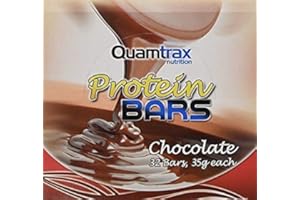 QUAMTRAX NUTRITION QUAMTRAX PROTEIN BAR (32x35 GRS) - CHOCOLATE