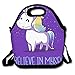 Produktbild Unicorn Who I Believe In Myself Portable Lunch Tote Bags, Takeaway Lunch Box, Outdoor Travel Fashionable Handbag For Men Women Kids Girls
