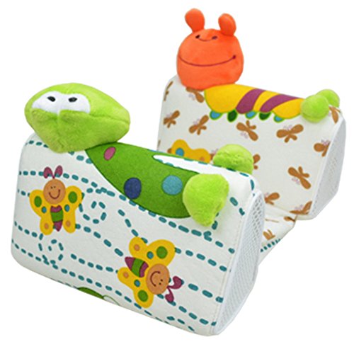 Happy Cherry Baby Süß Atmungsaktives Seitenschläferkissen Lagerungskissen Stützkissen mit Weichen Plüsch Cartoon Tiere