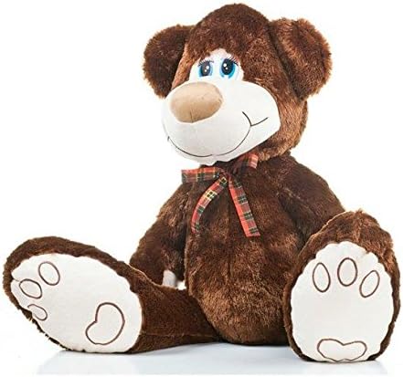 Big D. Brown Teddy Bear 100cm Large Great Present Kids Gift Suprise (SM-III)