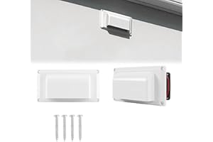 BODYGAD Extractor De Aire Ventilador Lateral Para Rv De 12 V, Rejilla De VentilacióN Interior De 12 V Juego De Ventilador De Escape, Accesorios Para Remolque De Caravana Autocaravana Con Tornillos De Montaje