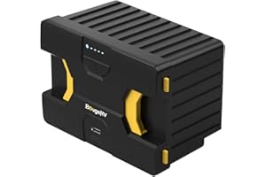 BougeRV Batería Recargable 173Wh para Nevera de Coche CRD2 Rocky2 CRH Batería Extraíble Integrada Incorporada Portátil Apta para Nevera con Portapilas No requiere adaptador