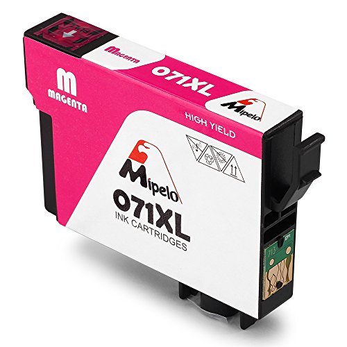 Mipelo Kompatibler Ersatz für T0711 T0712 T0713 T0714 (T0715) Hohe Kapazität Druckerpatrone – 10 Pack Gilt für Epson Stylus SX218 BX300F SX110 SX510W SX210 SX100 SX410 DX4400 SX600FW SX400 SX200 DX7400 Drucker - 5