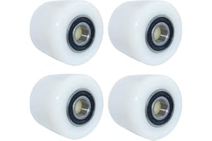 LIFT MATE Set of 4x Nylon Tandem Pallet Truck Load Roller 82x70 incl. bearings