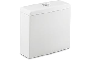 Roca,Meridian,Cisterna de doble descarga 4,5/3L con alimentación inferior para inodoro,Blanco,370mm x 140mm x 360mm,A341241000