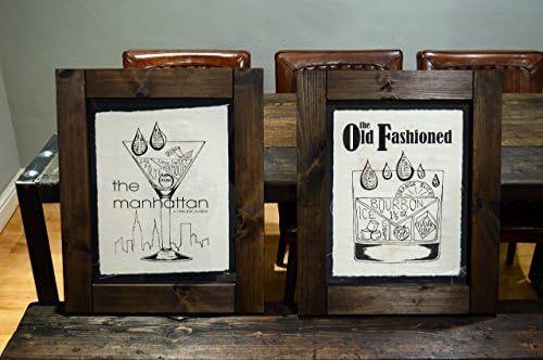 Handmade Solid Wood Photo Frame, Vintage, Farmhouse, Country, Industrial, Reclaimed Wood, Contemporary