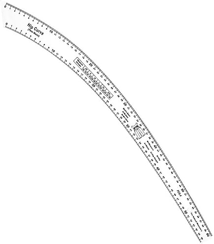 Kearing French Curve Ruler - 24 Inch Flexible Aluminum For Sewing, Pattern Making, Quilting & Design - View #6